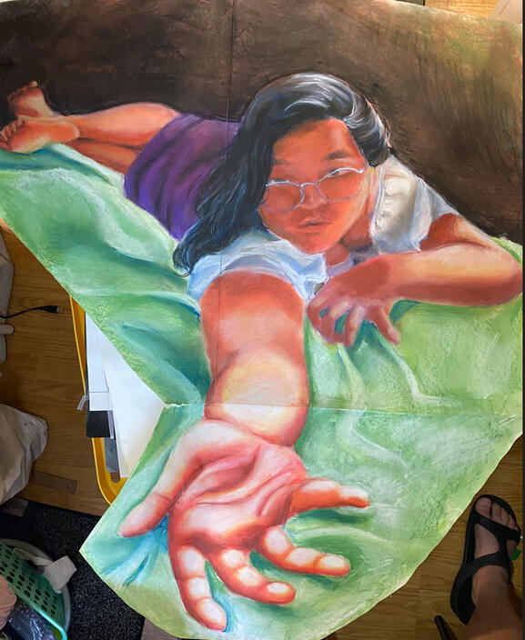 Reaching Out: Self Portrait