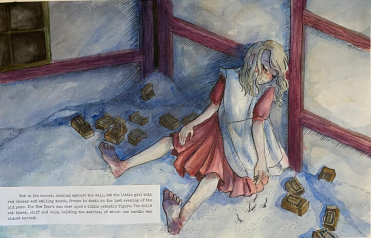 Little Match Girl: Red Cheek Bruised Feet