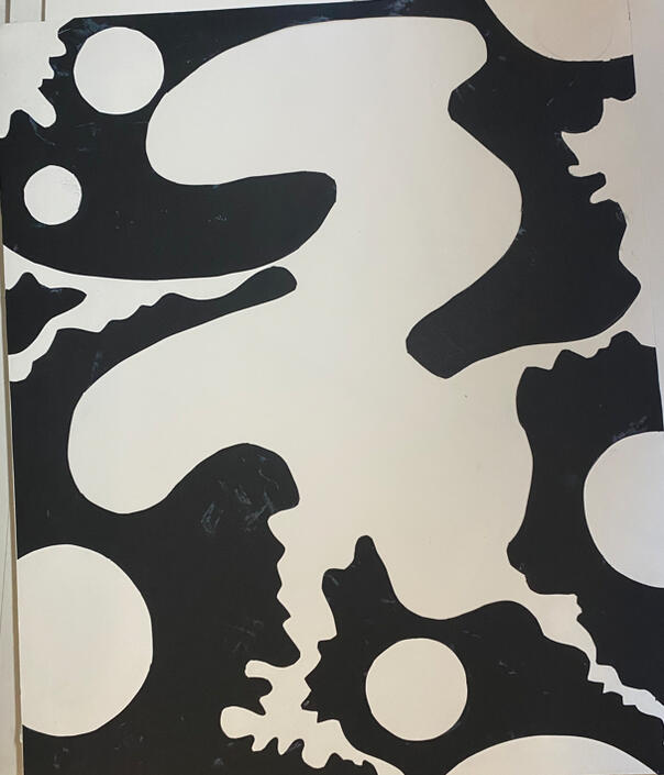 Dino Figure Ground Reversal